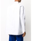long-sleeved frayed shirt