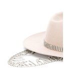 crystal strap hat