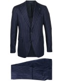 pinstripe two piece suit 