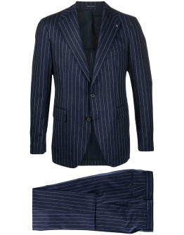 pinstripe two piece suit 