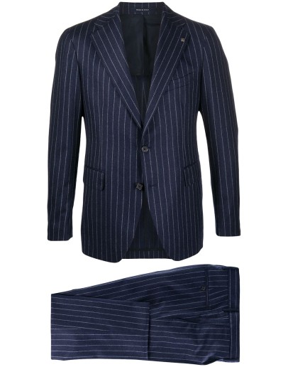 pinstripe two piece suit 