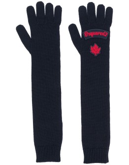 long wool gloves
