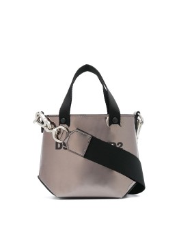 mini shiny logo tote
