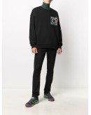 embroidered logo cotton sweatshirt