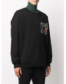embroidered logo cotton sweatshirt