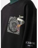 embroidered logo cotton sweatshirt