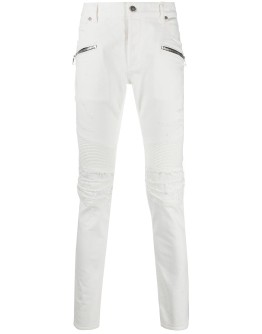 biker-fit slim jeans
