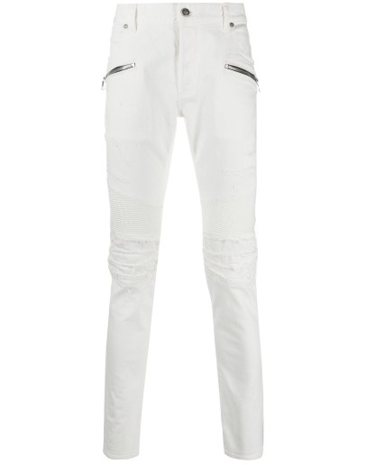 biker-fit slim jeans