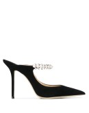 Bing 100mm embellished mules