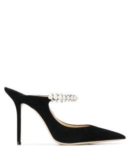 Bing 100mm embellished mules