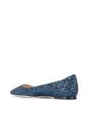 glitter-detail ballerina shoes