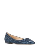 glitter-detail ballerina shoes