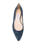 glitter-detail ballerina shoes