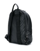 cracked leather backpack