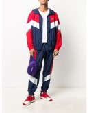 Heritage colour-block trousers