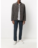 plain slim-fit chinos
