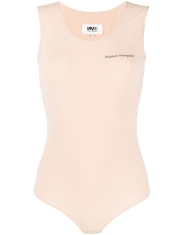 logo-print bodysuit