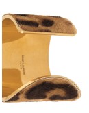leopard-print cuff bracelet
