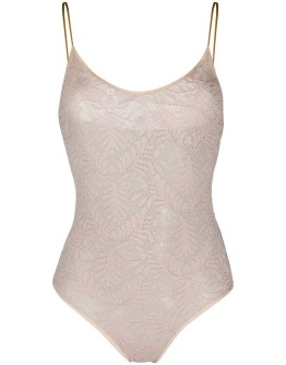 lace scoop neck bodysuit