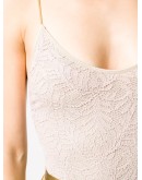 lace scoop neck bodysuit