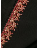 embroidered edge slim-fit jeans 