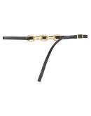 rolo chain detail belt