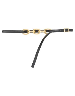 rolo chain detail belt