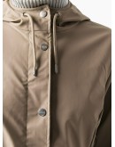 Curve single-breasted raincoat