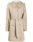 Curve single-breasted raincoat