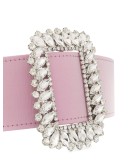 crystal-buckle belt