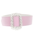 crystal-buckle belt