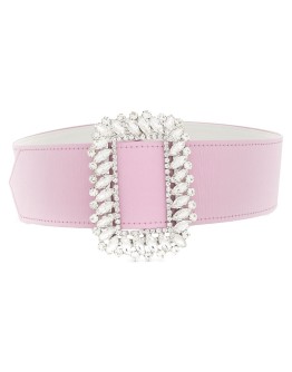 crystal-buckle belt