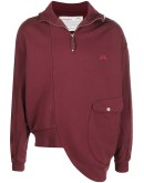 Curve asymmetric hoodie