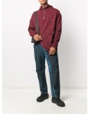 Curve asymmetric hoodie