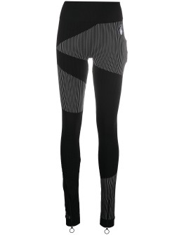 stripe-detail leggings