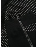 stripe-detail leggings