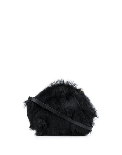 mini Goji faux-fur crossbody bag