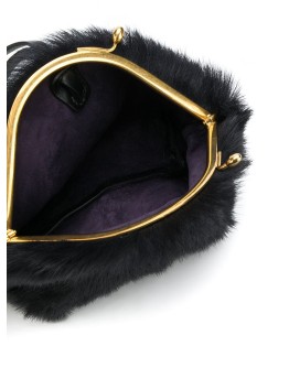 mini Goji faux-fur crossbody bag