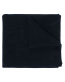 logo-patch virgin wool scarf