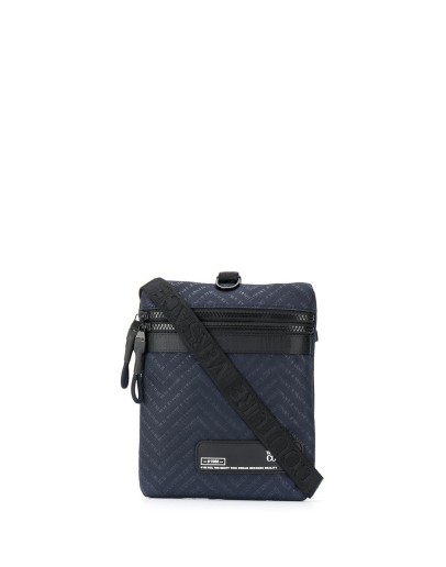 logo patch crossbody bag