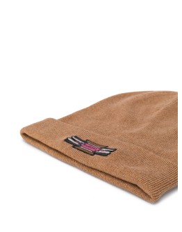 logo-patch knitted beanie