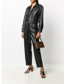 Ashton faux leather jumpsuit