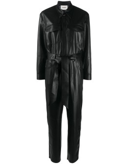 Ashton faux leather jumpsuit