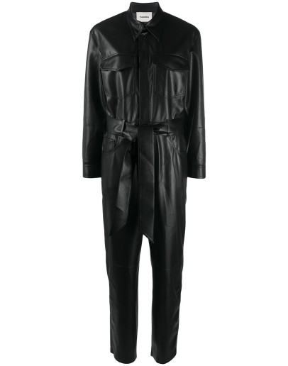 Ashton faux leather jumpsuit