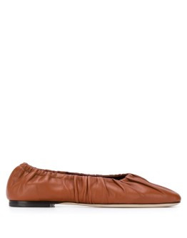 Tuli ruched 10mm ballerina shoes