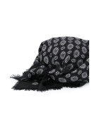 printed scarf hat