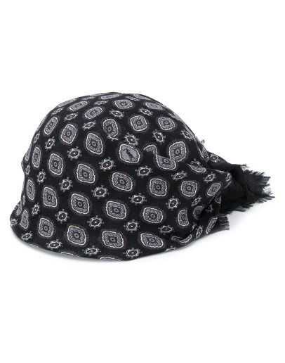 printed scarf hat
