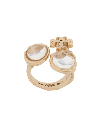 crystal logo ring