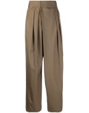 high-rise tailored trousers