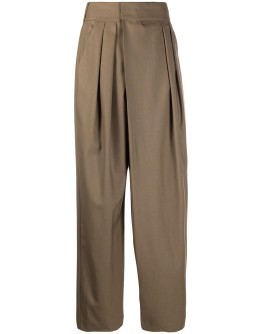 high-rise tailored trousers